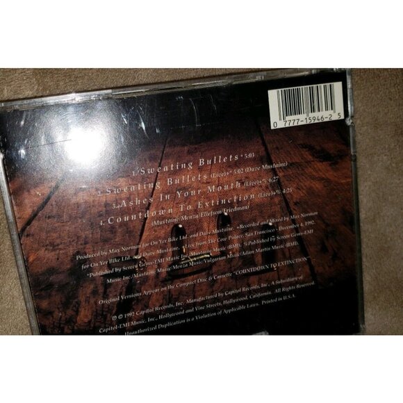MEGADETH cd SWEATING BULLETS - Picture 3 of 5
